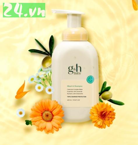 Sữa tắm gội cho bé G&H BABY Wash and Shampoo