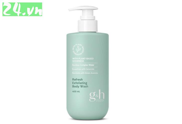 SỮA TẮM TƯƠI MỚI TẨY TẾ BÀO CHẾT G&H GOODNESS & HEALTH REFRESH EXFOLIATING BODY WASH