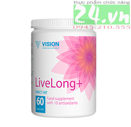 Thực phẩm chức năng  LiveLong+ của VISION chính hãng giá rẻ
