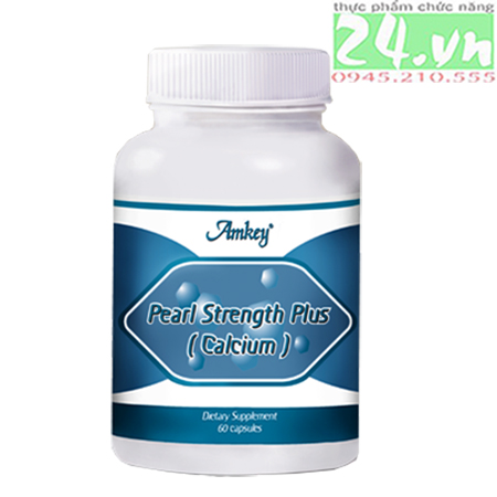 Pearl Strength Plus (Calcium) của AmKey bổ sung canxi hiệu quả