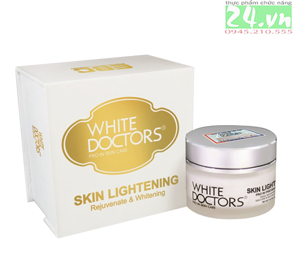 White Doctors Skin Lightening- Kem dưỡng trắng da chống lão hóa chính hãng