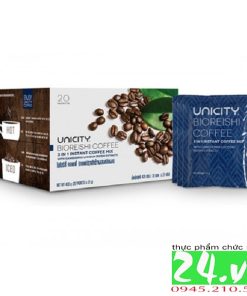 Coffee FX unicity- Cafe FX không đường - BioReiShi FX - hộp 10 gói