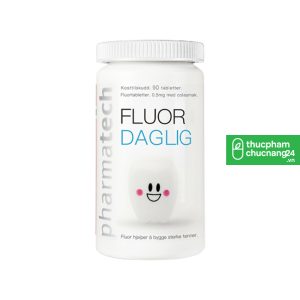 Fluor Daglig Pharmatech - Viên ngậm chăm sóc và bảo vệ sức khỏe răng miệng