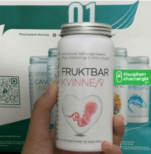 Fruktbar Kvinne Pharmatech - Viên uống bảo vệ sức khỏe buồng trứng, hỗ trợ tăng cường chất lượng trứng